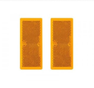 Reflector oranje 82x36mm zelfklevend