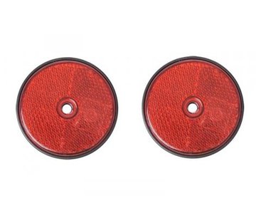 Reflector rood 60mm schroefbevestiging