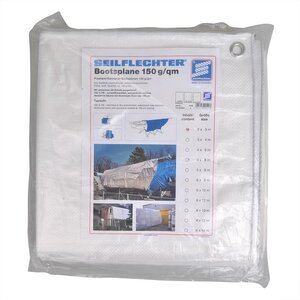Afdekzeil 3x4m, wit