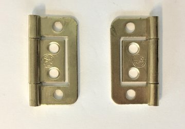 Charni&egrave;re plate (38mm.-MESSING)