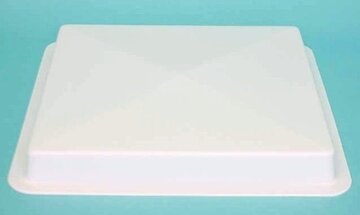 Dakluikkap wit 60x50