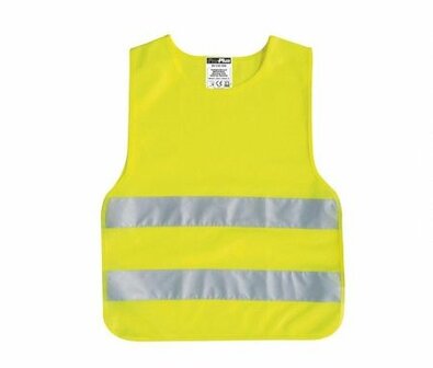 Gilet de s&eacute;curit&eacute; jaune pour les enfants