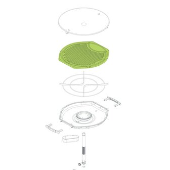 Campingaz wiel barbecue 175mm