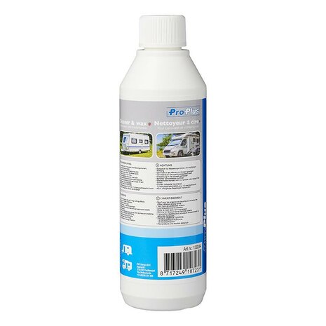 Reiniger & Wax 500ml voor caravan en camper