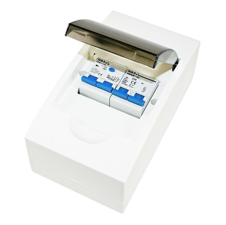 Aardlekschakelaar & zekering 10A