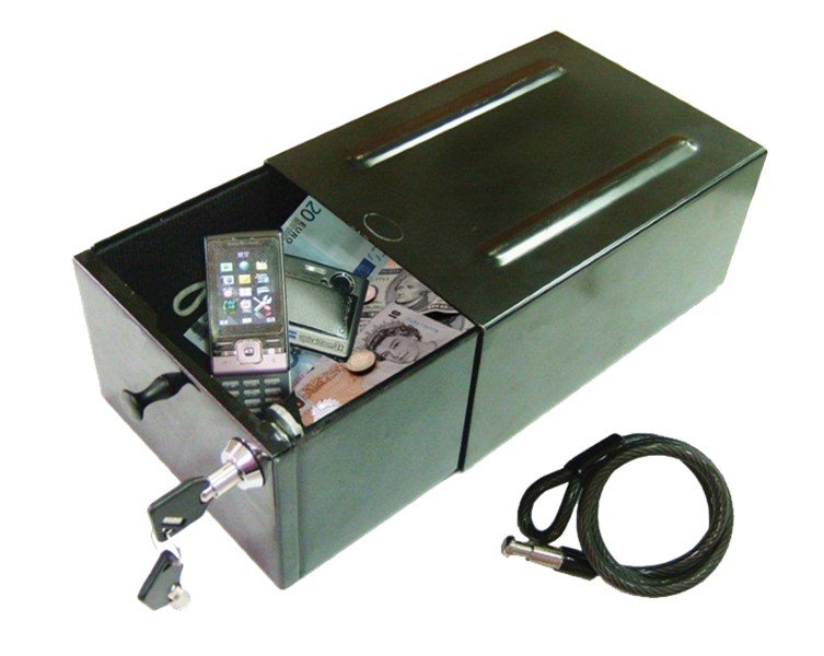 Coffre-fort de caravane Milenco avec serrure à câble