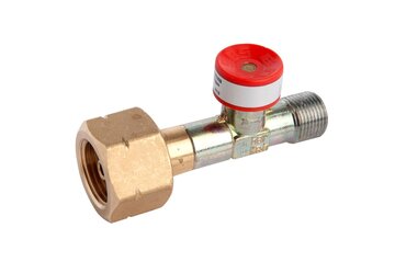 SLANGBREUKVENTIEL UNI x 3/8" LINKS BUITEN