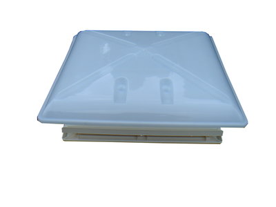 Trappe de toit avec Combi-hor 40x40 MPK (verre blanc laiteux) Hotte 55x55