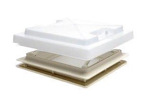 MPK Trappe de toit 28x28 cm bord blanc