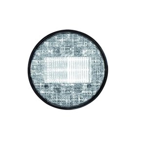 Mistachterlicht met reflector LED rond wit glas