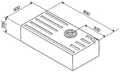 Réservoir d'eau Fusion 78ltr