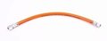 Tuyau de gaz avec raccord tournant orange 10 mm - 100 cm