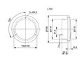 Mistlicht met reflector LED S735