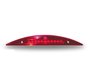 Troisième feu de stop LED surface de verre rouge_