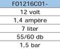 Aqua 8 -Fiamma Pompe à eau auto-amorçante (7 ltr.)_